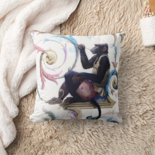 サル吹の泡 クッション (ブランケット)