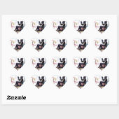 サル吹の泡 ハートシール (シート)
