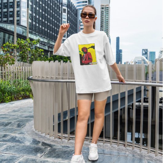 サル喫煙動物漫画 Tシャツ