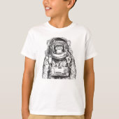 サル宇宙飛行士 Tシャツ (正面)