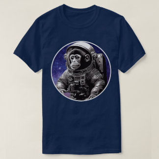 サル宇宙飛行士 Tシャツ