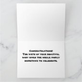 サル家族カード カード (内部)