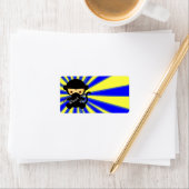 サル忍者かわいいスタイル ラベル (インサイチュ)