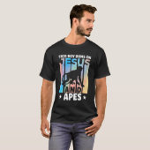 サル愛好家のためのアペスの衣装アパレルテープ引用文_1 Tシャツ (正面フル)