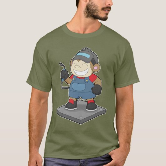 サル溶接工 Tシャツ (正面)