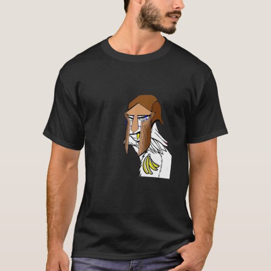 サル熱狂するが汗をかく Tシャツ (正面)