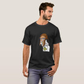 サル熱狂するが汗をかく Tシャツ (正面フル)