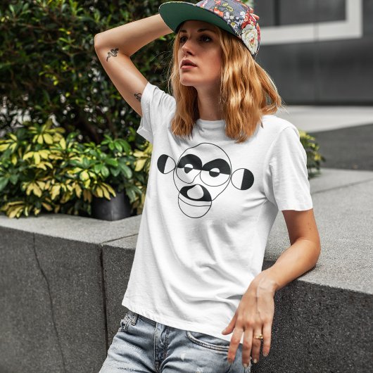 サル猿〔占星術の〕十二宮図標識 Tシャツ