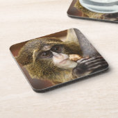 サル登山ツリー写真 コースター (左側)