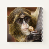 サル登山ツリー写真 ノートブック (裏面)