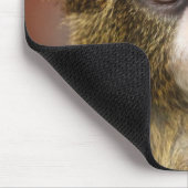 サル登山ツリー写真 マウスパッド (コーナー)