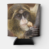 サル登山ツリー写真 缶クーラー (正面)