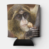 サル登山ツリー写真 缶クーラー (裏面)