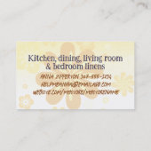 サル裁縫機船乗りキルティング工芸 名刺 (裏面)