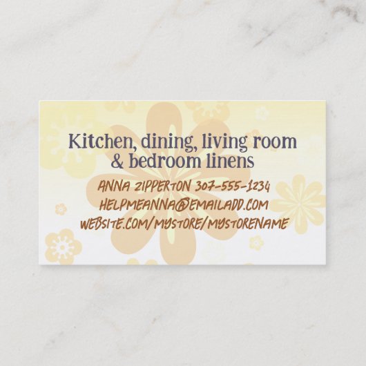 サル裁縫機船乗りキルティング工芸 名刺 (裏面)