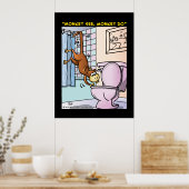 「サル見て、サルのDo」 ポスター (キッチン)