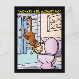 「サル見て、サルのDo」 ポストカード