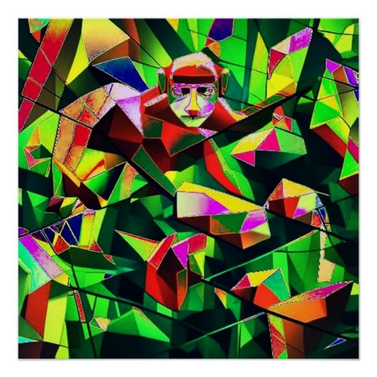 サル観察 ポスター (正面)