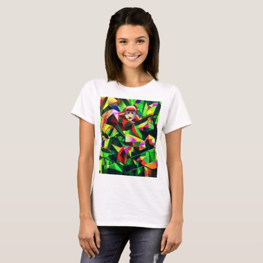 サル観察 Tシャツ (正面フル)