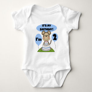 サル誕生日ボーイ第2回Tシャツ&ギフト ベビーボディスーツ