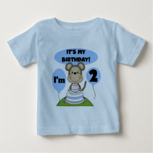 サル誕生日ボーイ第2回Tシャツ&ギフト ベビーTシャツ