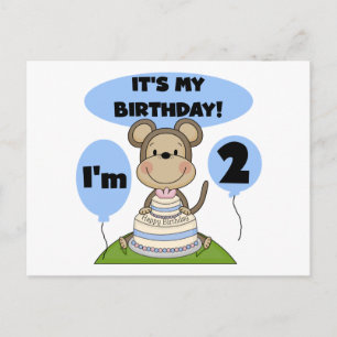 サル誕生日ボーイ第2回Tシャツ&ギフト ポストカード
