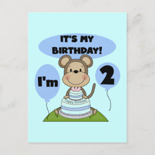 サル誕生日ボーイ第2回Tシャツ&ギフト ポストカード