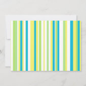 サル誕生日招待状 招待状 (裏面)