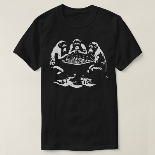 サル遊チェス1 Tシャツ (デザイン正面)