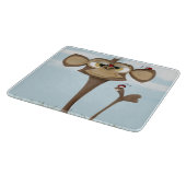 サル間抜けとテンジウムシ カッティングボード (角)