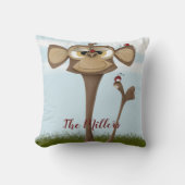 サル間抜けとテンジウムシ クッション (正面)