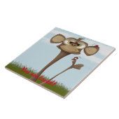 サル間抜けとテンジウムシ タイル (側面)