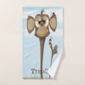 サル間抜けとテンジウムシ バスタオルセット (ハンドタオル)