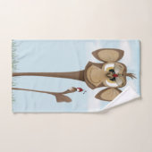 サル間抜けとテンジウムシ バスタオルセット (ハンドタオル)