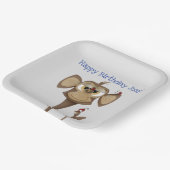 サル間抜けとテンジウムシ ペーパープレート (傾斜あり)