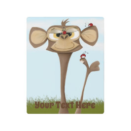 サル間抜けとテンジウムシ メタルプリント