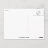 サル顔 ポストカード (裏面)