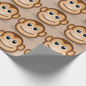 サル顔 – ラッピング紙 ラッピングペーパー (角)