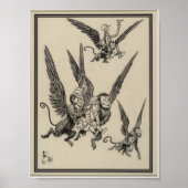 サル飛んでいる類 ポスター (正面)