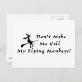 サル飛んでいる類 ポストカード (正面/裏面)