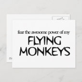 サル飛んでいる類 ポストカード (正面/裏面)