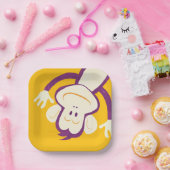 サル8人プレートによる子どもの誕生会 ペーパープレート (パーティー)