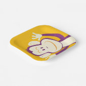 サル8人プレートによる子どもの誕生会 ペーパープレート (傾斜あり)