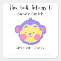 サル - この本はメッセージとともに属します