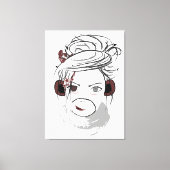 サル。 キャンバスプリント (正面)