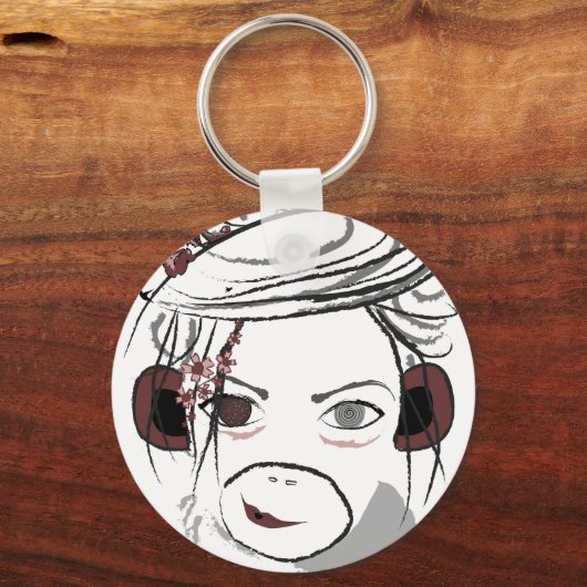 サル。 キーホルダー (正面)