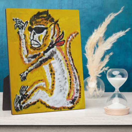 サル・サーカス・アート フォトプラーク (側面)