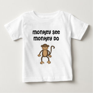 サル·シー·モンキー·ド ベビーTシャツ