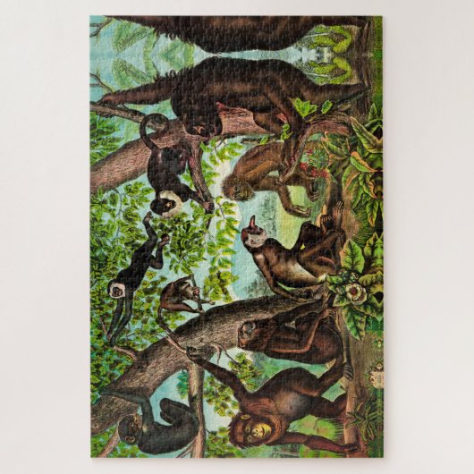 サル ジグソーパズル (縦)