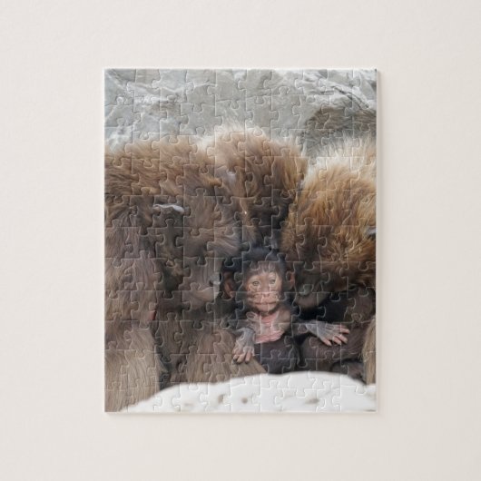 サル ジグソーパズル (縦)